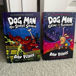 Dog Man Book Set (2) - The Scarlet Shredder and Grime and Punishment